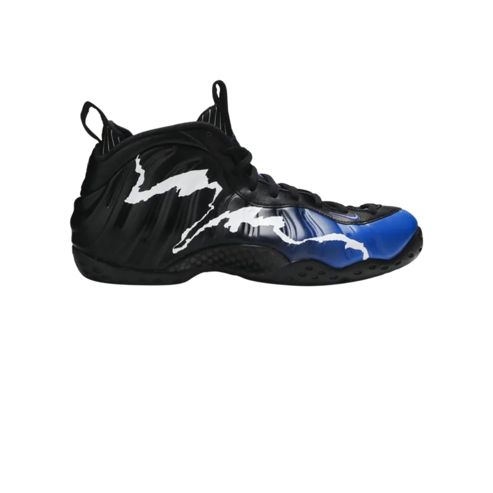 Nike Kids Foamposites Sneakers - Black, White, and Blue